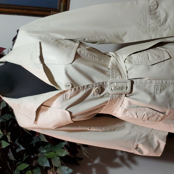 Mossimo All-Weather Belted Beige Trench Coat - Size Small - Picture 10 of 12